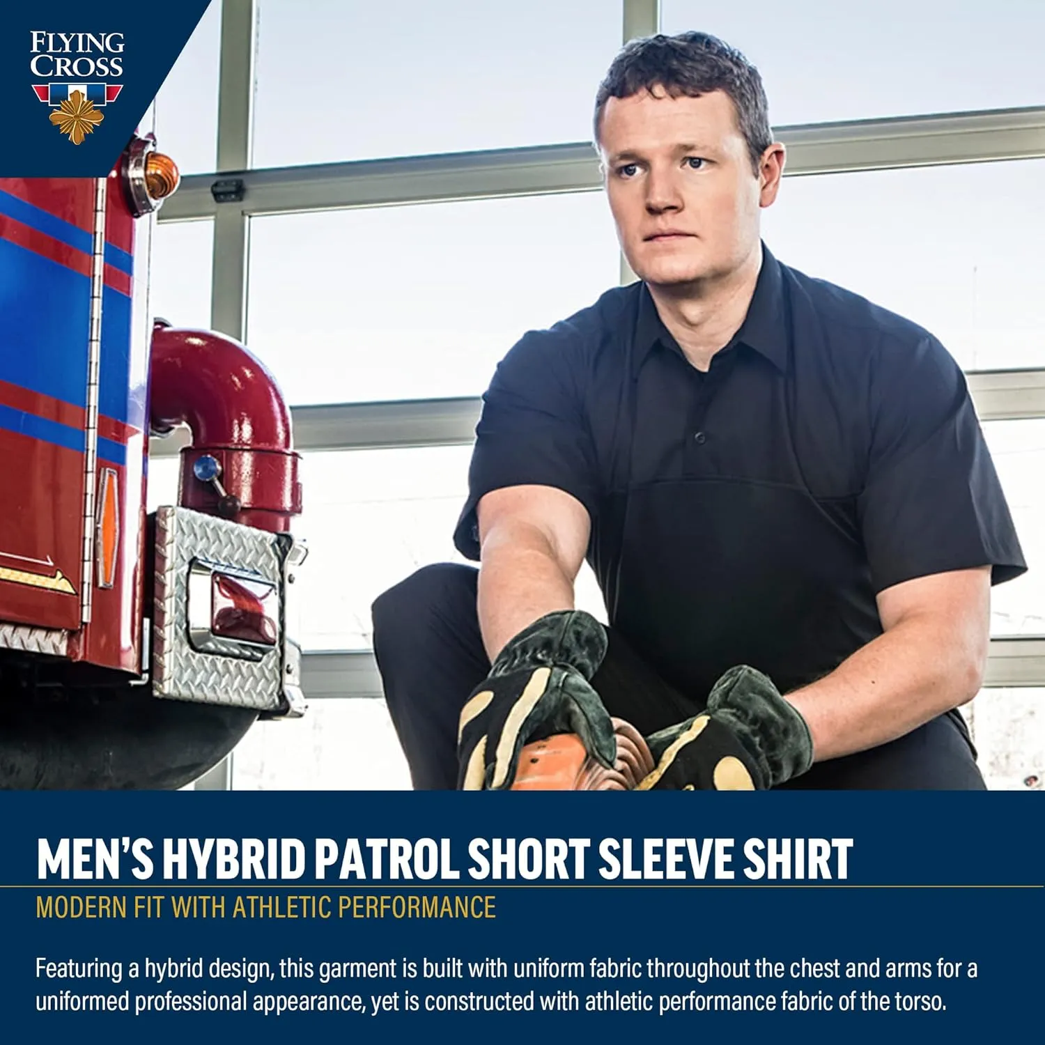 FX STAT Mens Law Enforcement Polo Shirts, Police, Tactical, Fire, Paramedic, EMS, Security, Short Sleeve