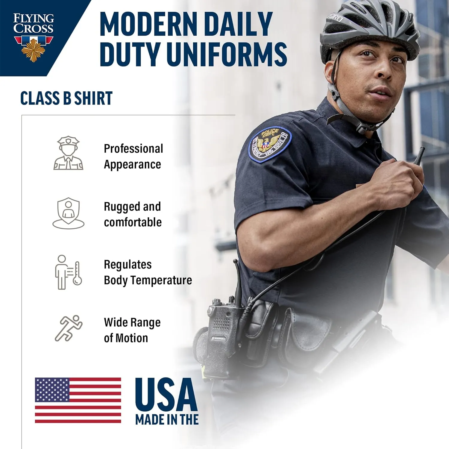 FX STAT Mens Law Enforcement Polo Shirts, Police Uniform, Tactical, Fire Department, Paramedic, Long Sleeve