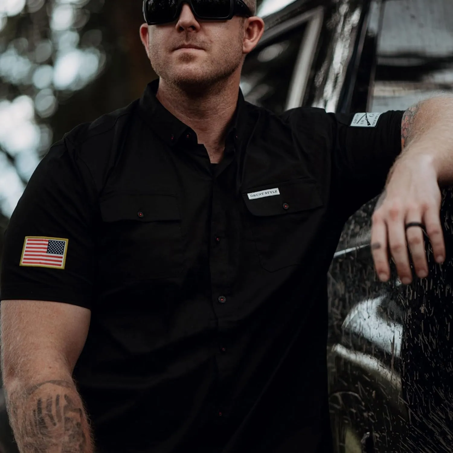 Grunt Style Men's Garage Button Down