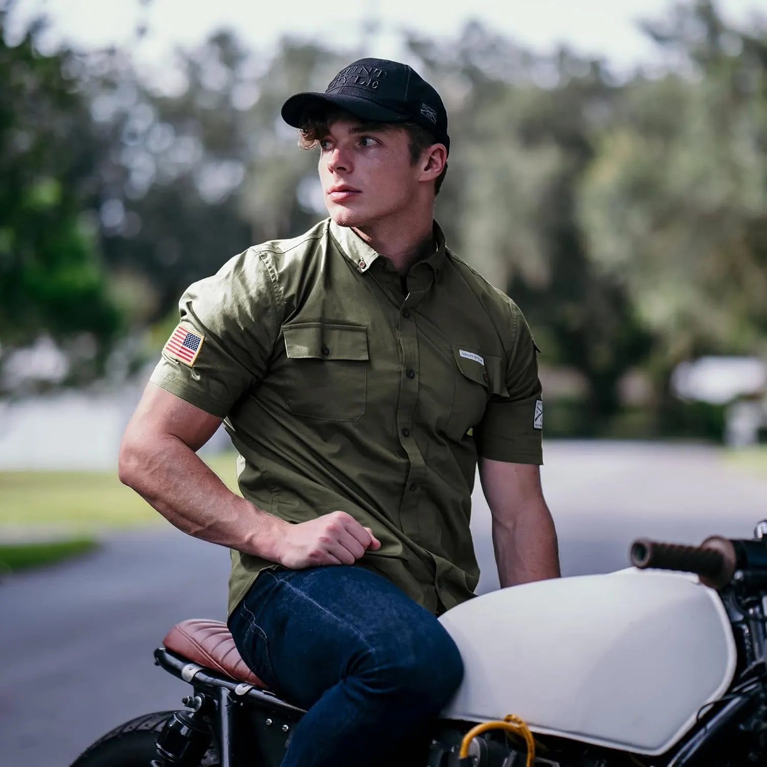 Grunt Style Men's Garage Button Down