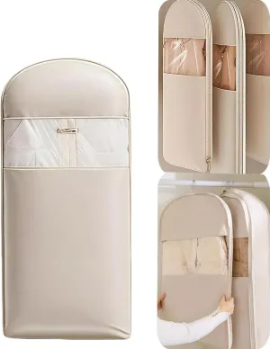 Hanging Garment Compressio Bag Space Saver Coat Storage Bag, For Down Coat,bedroom Closet Storage(Medium)