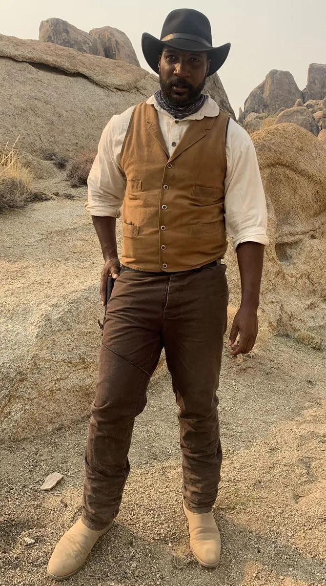 Historical Emporium Men's Cotton Canvas Casual Work Vest, Victorian Old West Edwardian Classic Waistcoat