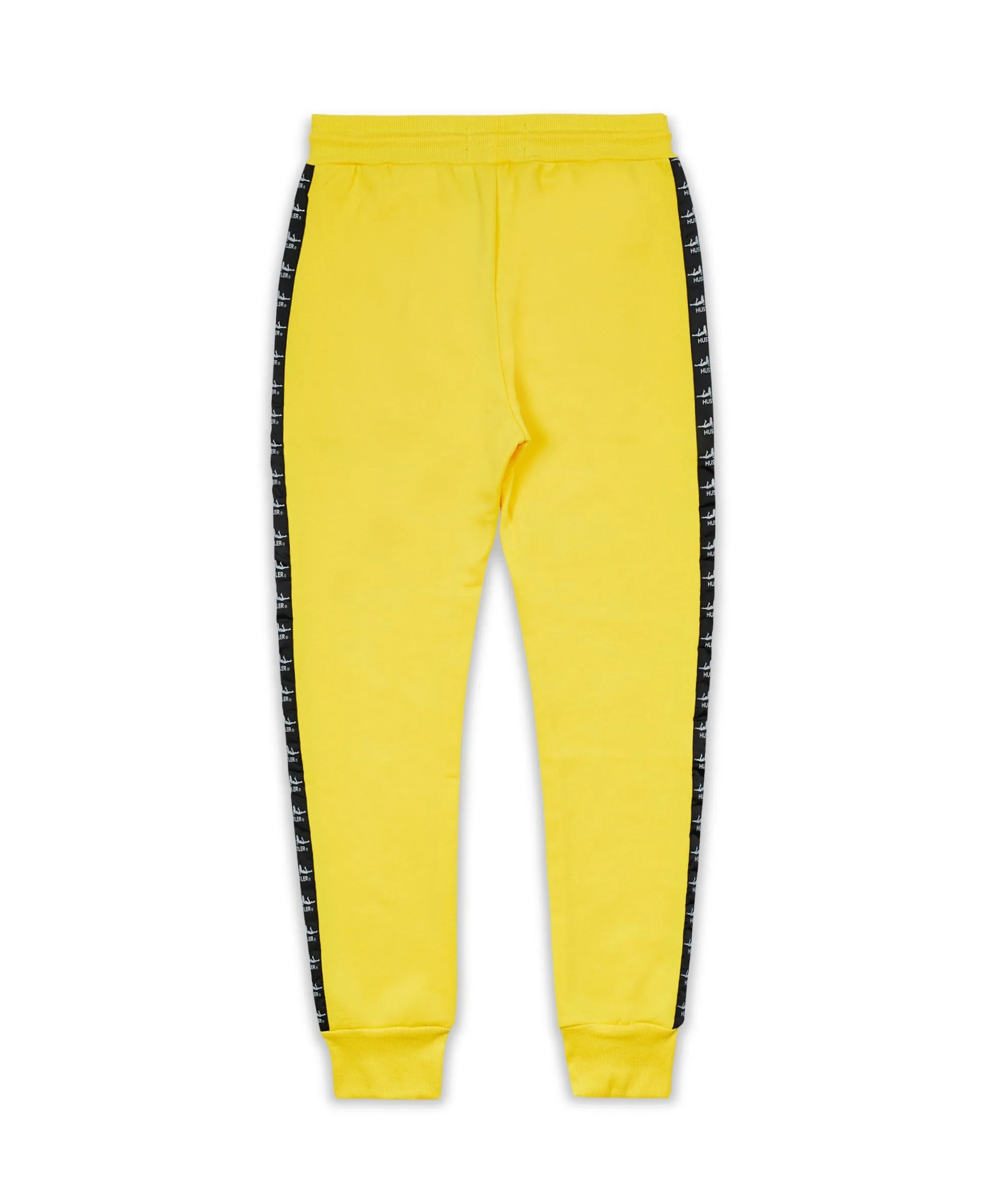 Hustler Side Stripe Logo Jogger - Yellow