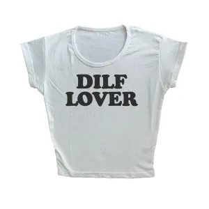 JazzHer 90s Vintage Y2k style Punk Women's Summer Cool Comfortable Casual Short Sleeve Tees Graphic letter Print Emo Girls baby tees Emo