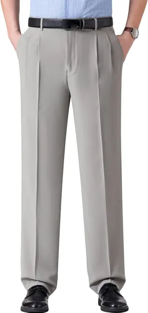 JEShifangjiusu Men's Classic Fit Flat Front Dress Pants Skinny Casual Business Chino Pants Stretch Slim Fit Skinny Suit Pants (40,Grey 3), Grey 3, 40