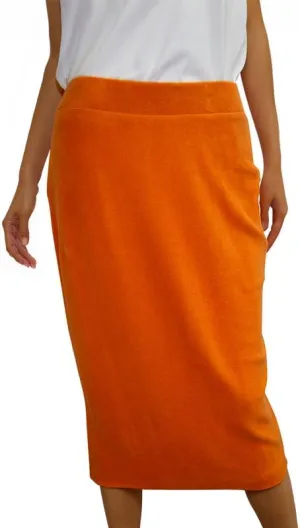 LA CERA Women's Comfort Luxe Collection Cozy Knit Pencil Skirt