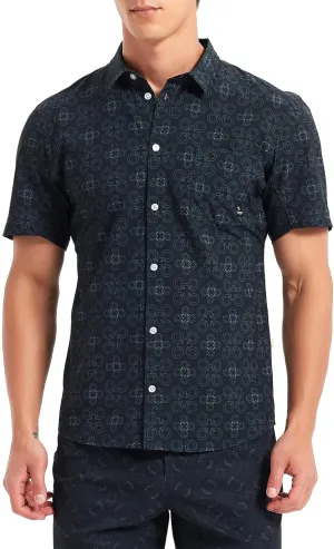 Lesmart Mens Golf Shirts Casual Short Sleeve Quick-Dry Print Light Weight Shirts for Men