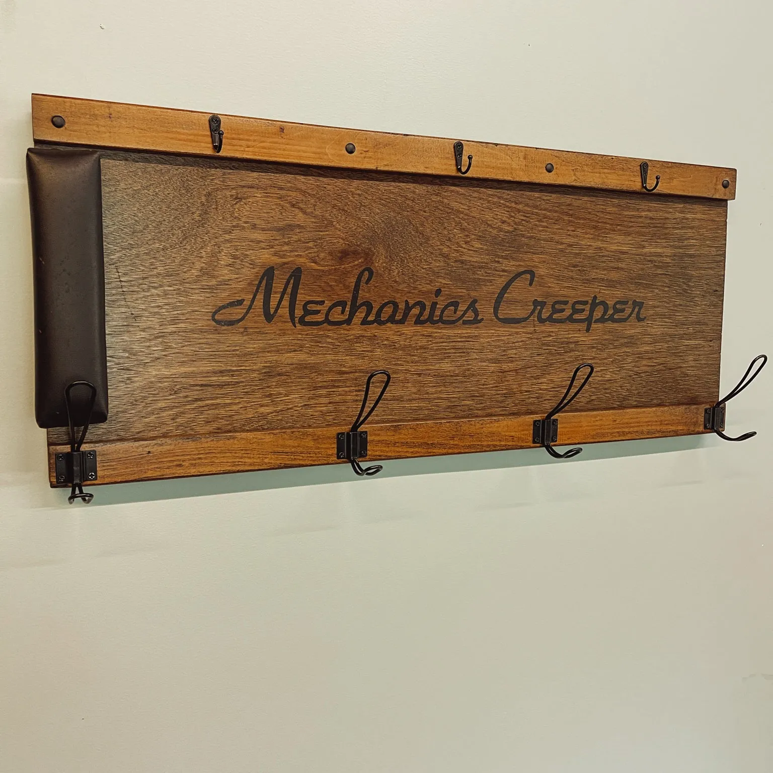 Mechanic’s Creeper Coat Rack - Black