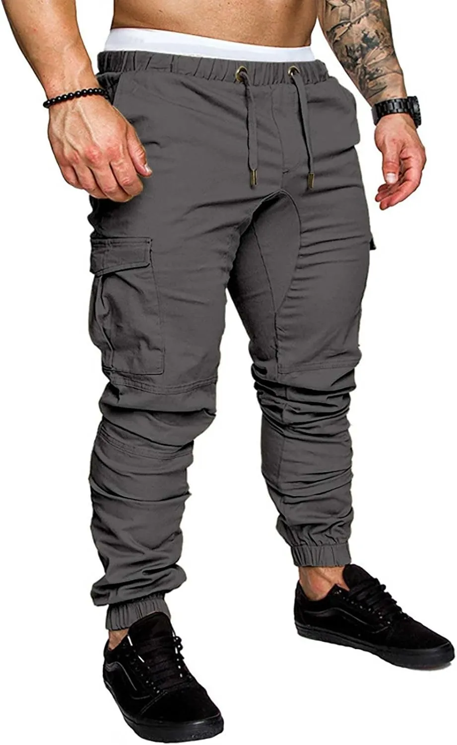Men Joggers Mens Fashion Joggers Sports Pants Casual Cotton Cargo Pants Gym Sweatpants Trousers Mens Casual Cotton