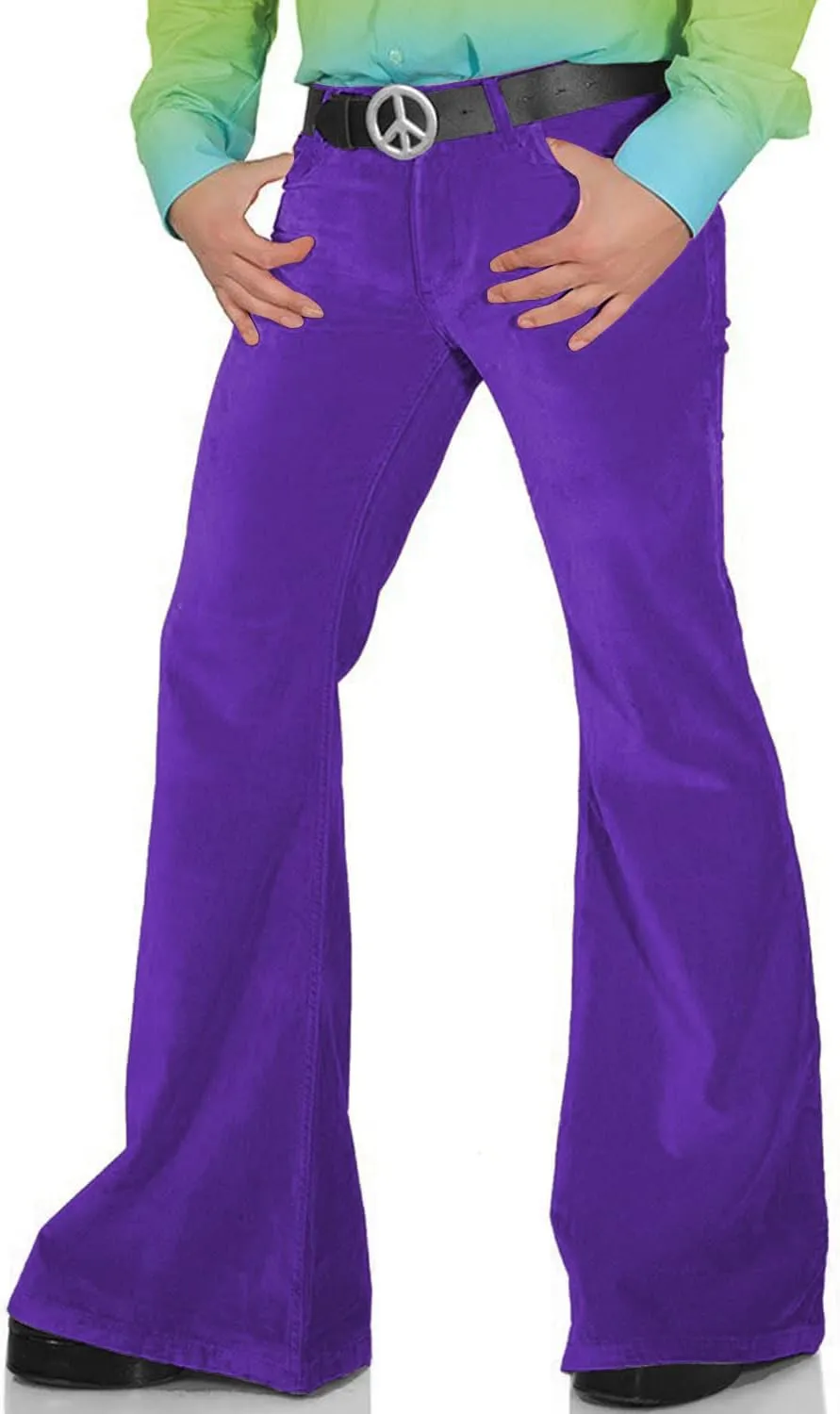 Men's Casual Retro Party 60s 70s Flares Stretch Fit Classic Trend Flares Disco Jeans