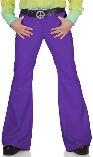 Men's Casual Retro Party 60s 70s Flares Stretch Fit Classic Trend Flares Disco Jeans