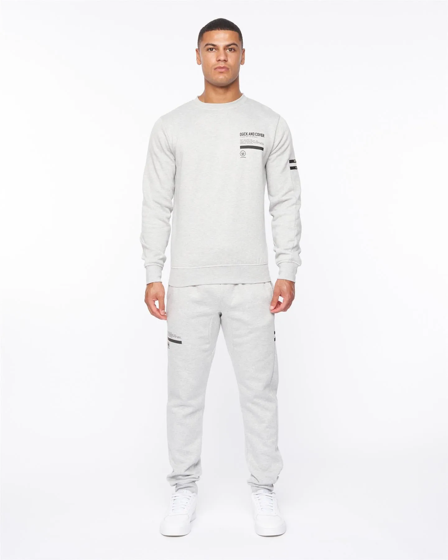Mens Jennerkins Joggers Grey Marl