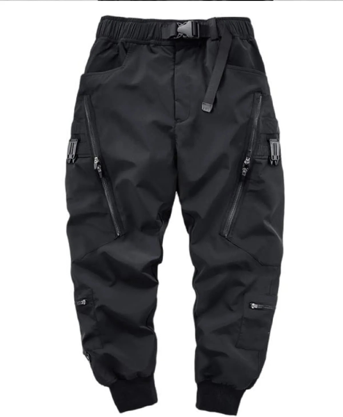 Men's Jogger Punk Cargo Baggy Techwear Hip Hop Harem Pants Streetwear Tactical Overalls