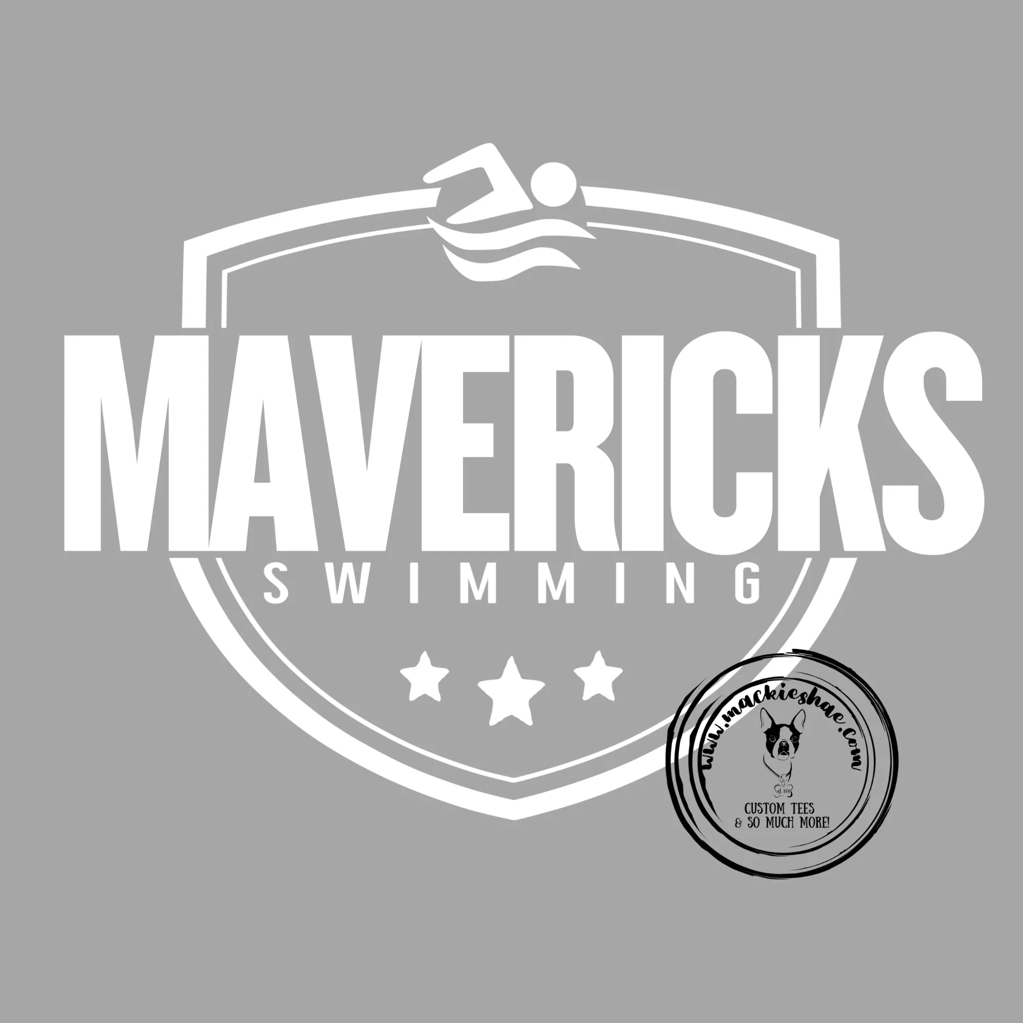 MSHS Swim- Mavericks Swimming Star Grey Gear