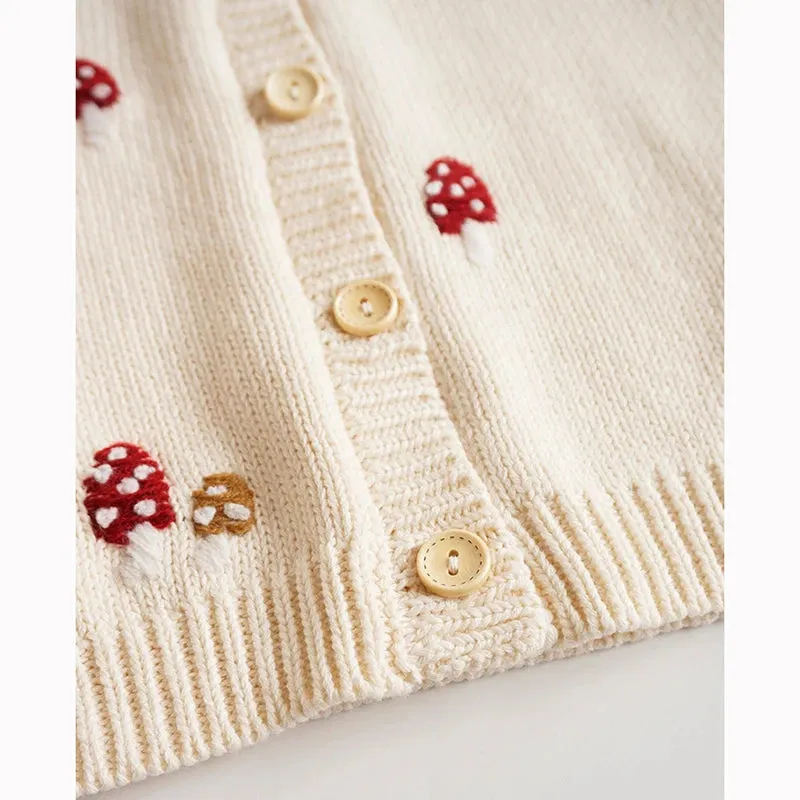 Mushroom Harvest Cardigan