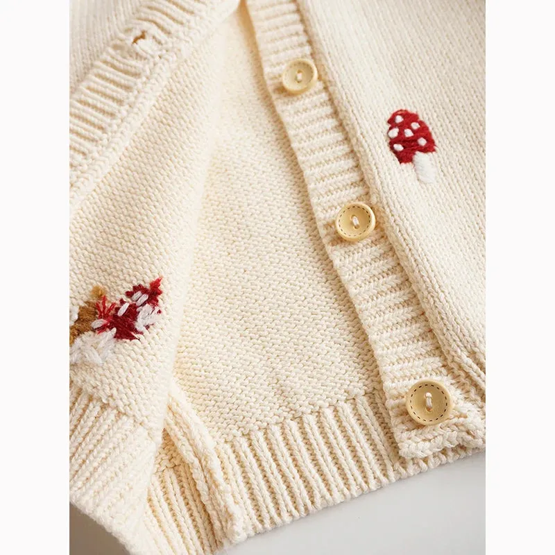 Mushroom Harvest Cardigan