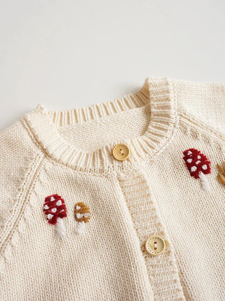 Mushroom Harvest Cardigan
