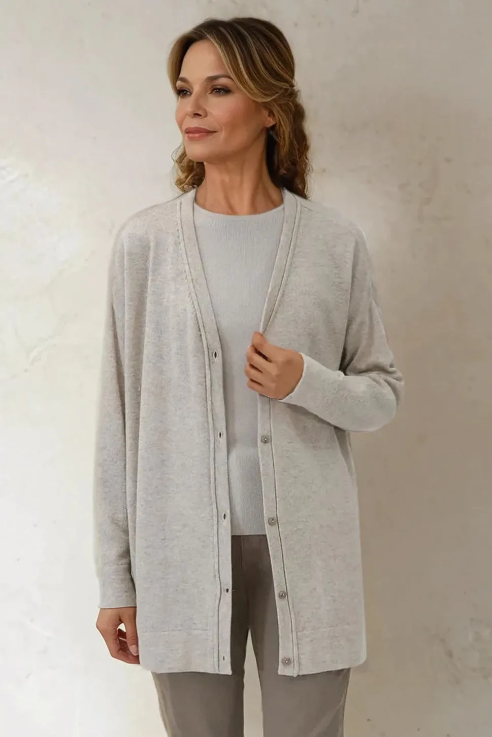 NELS BOYFRIEND CARDIGAN IN CASHMERE BLEND