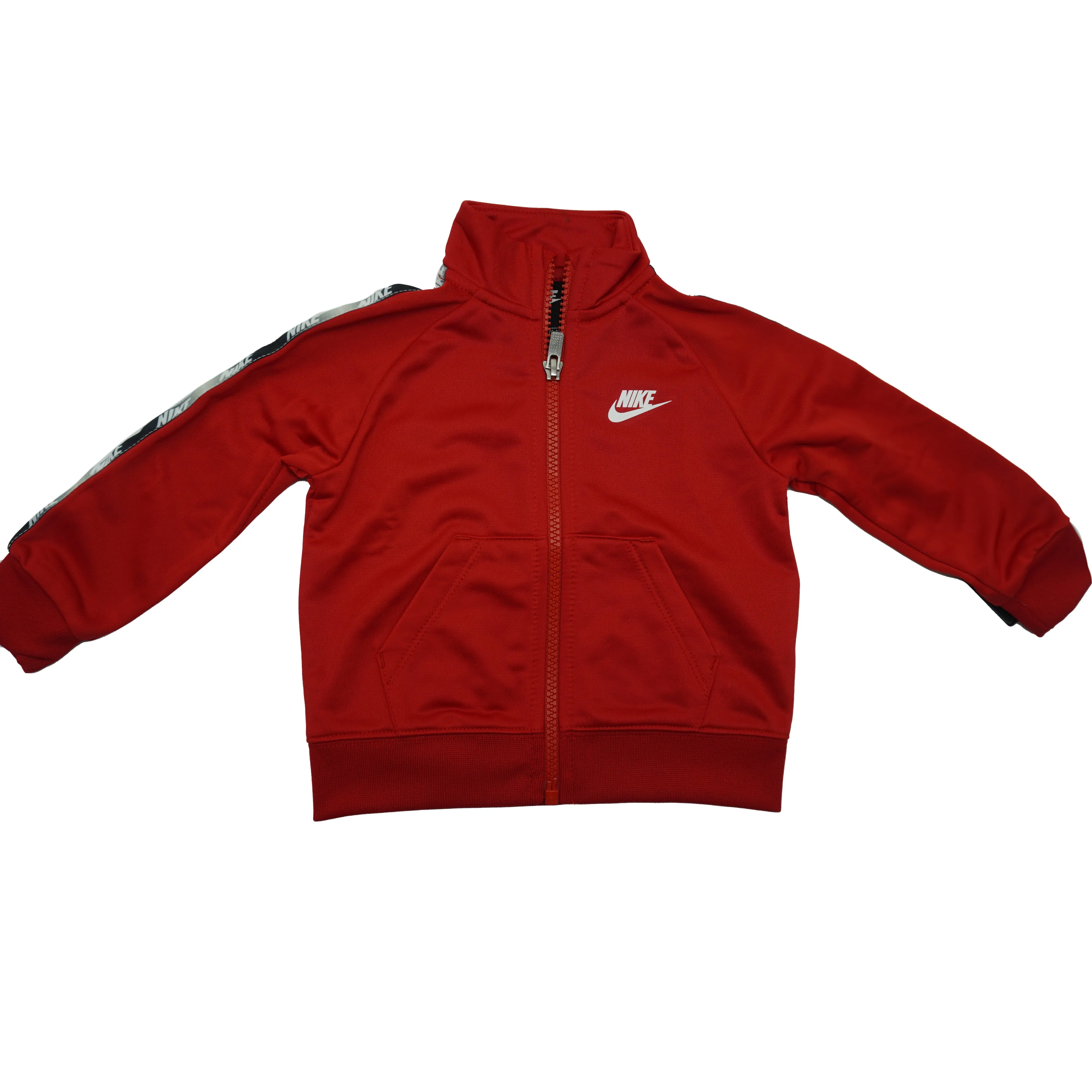 Nike Baby Boy's Full Zip Jacket Tracksuit 2 Piece Set Red Size 12 Months