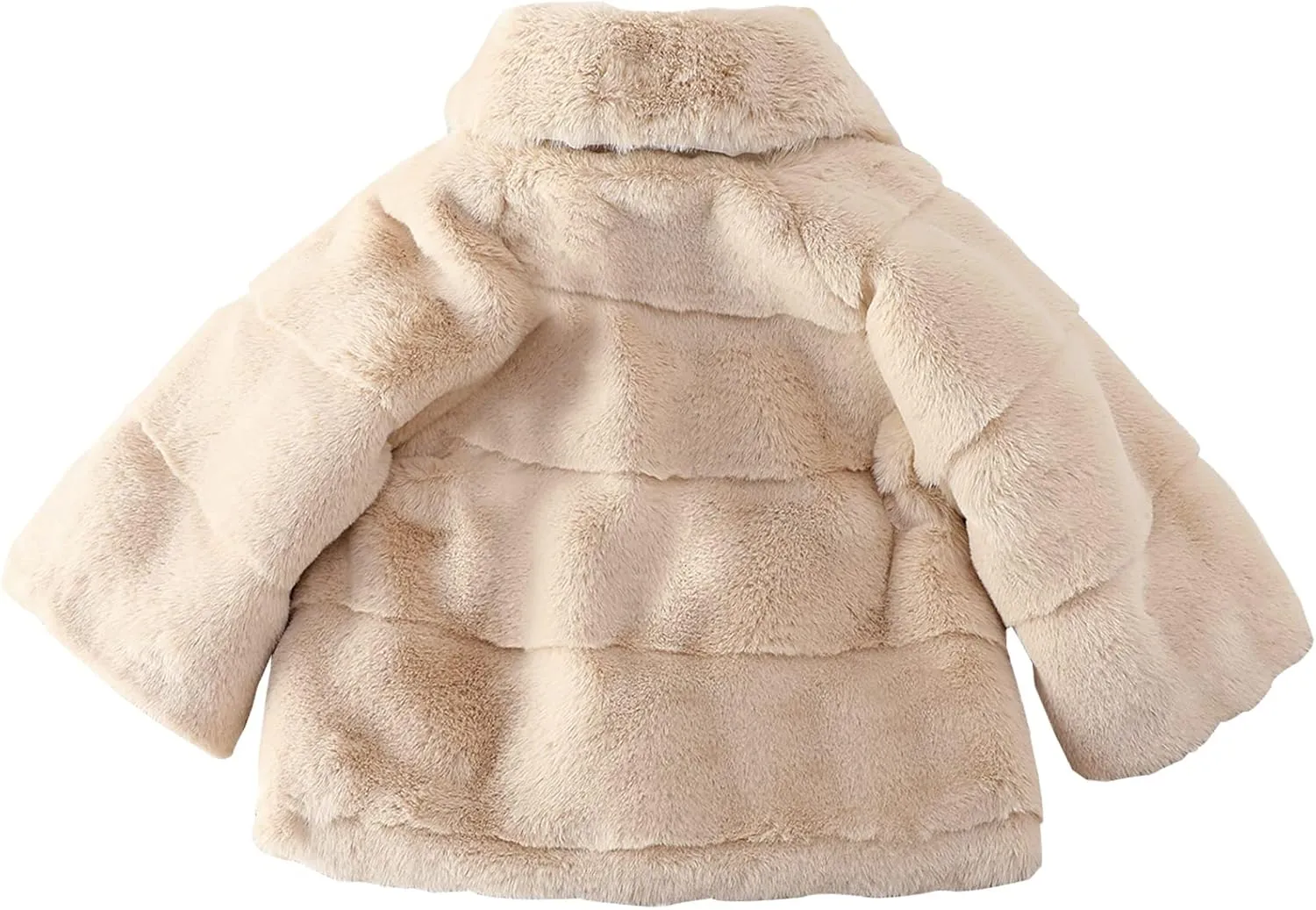 Panegy Baby Girl Winter Fur Coat Fuzzy Cute Warm Cape Jacket Cloak Overcoat 6 Months - 5 Years Thick Outwear