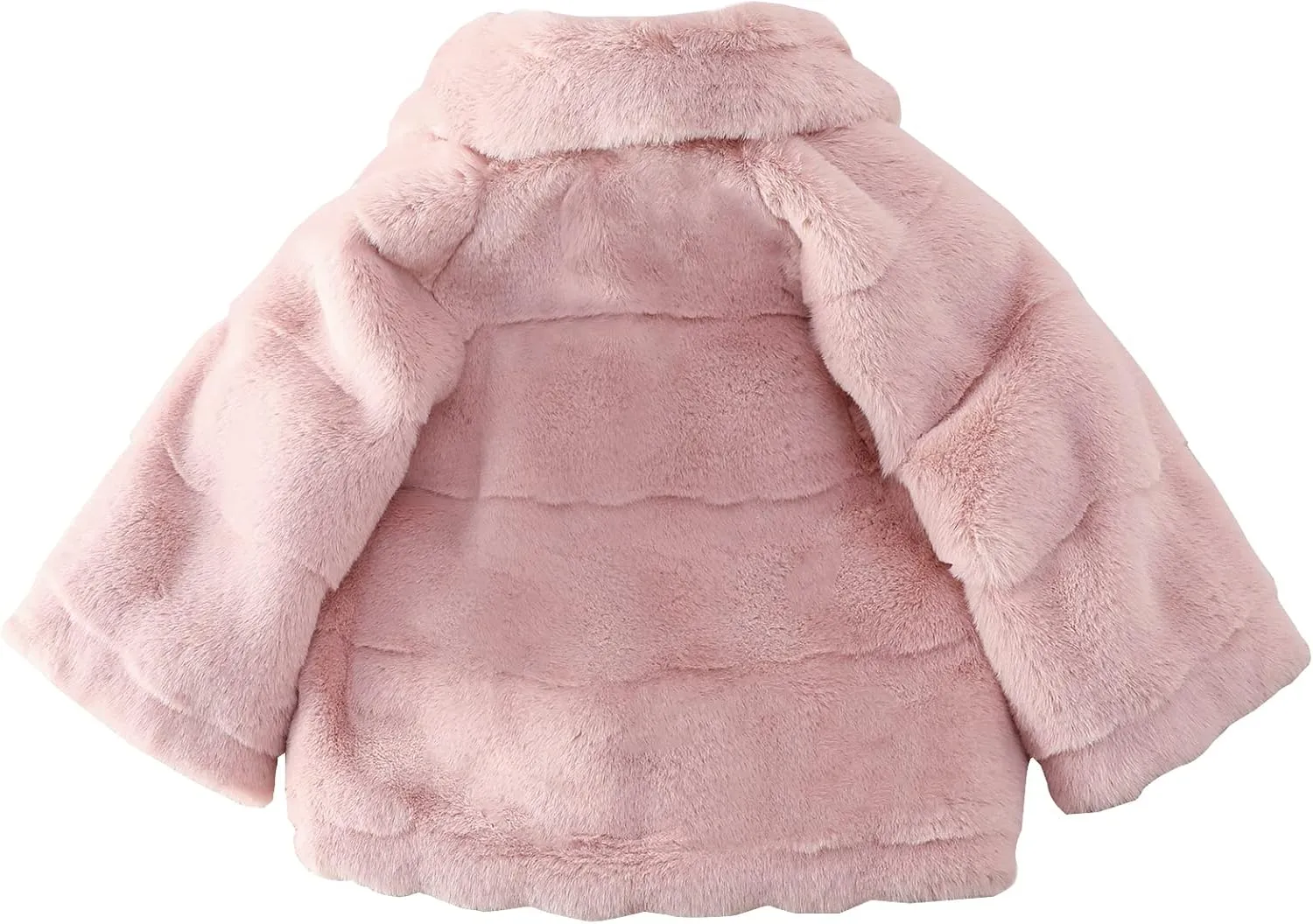Panegy Baby Girl Winter Fur Coat Fuzzy Cute Warm Cape Jacket Cloak Overcoat 6 Months - 5 Years Thick Outwear