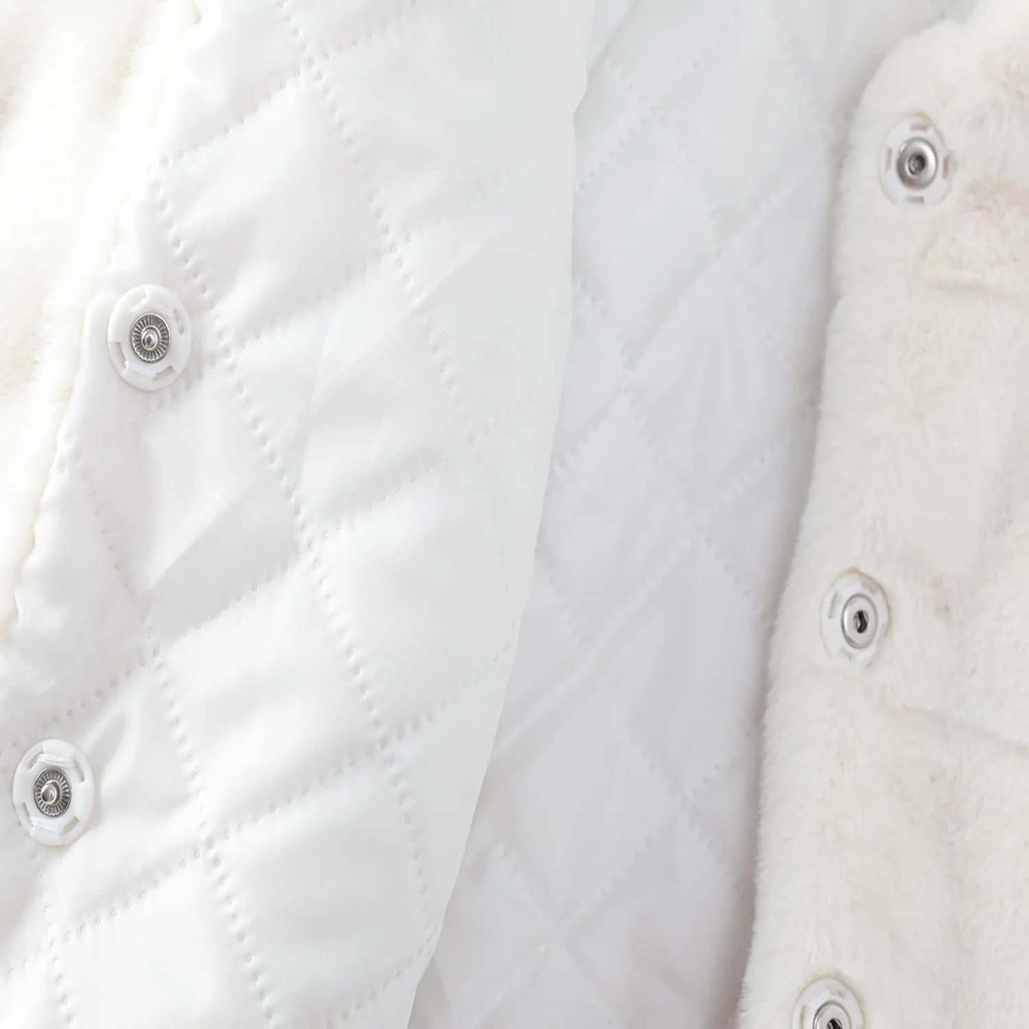 Panegy Baby Girl Winter Fur Coat Fuzzy Cute Warm Cape Jacket Cloak Overcoat 6 Months - 5 Years Thick Outwear