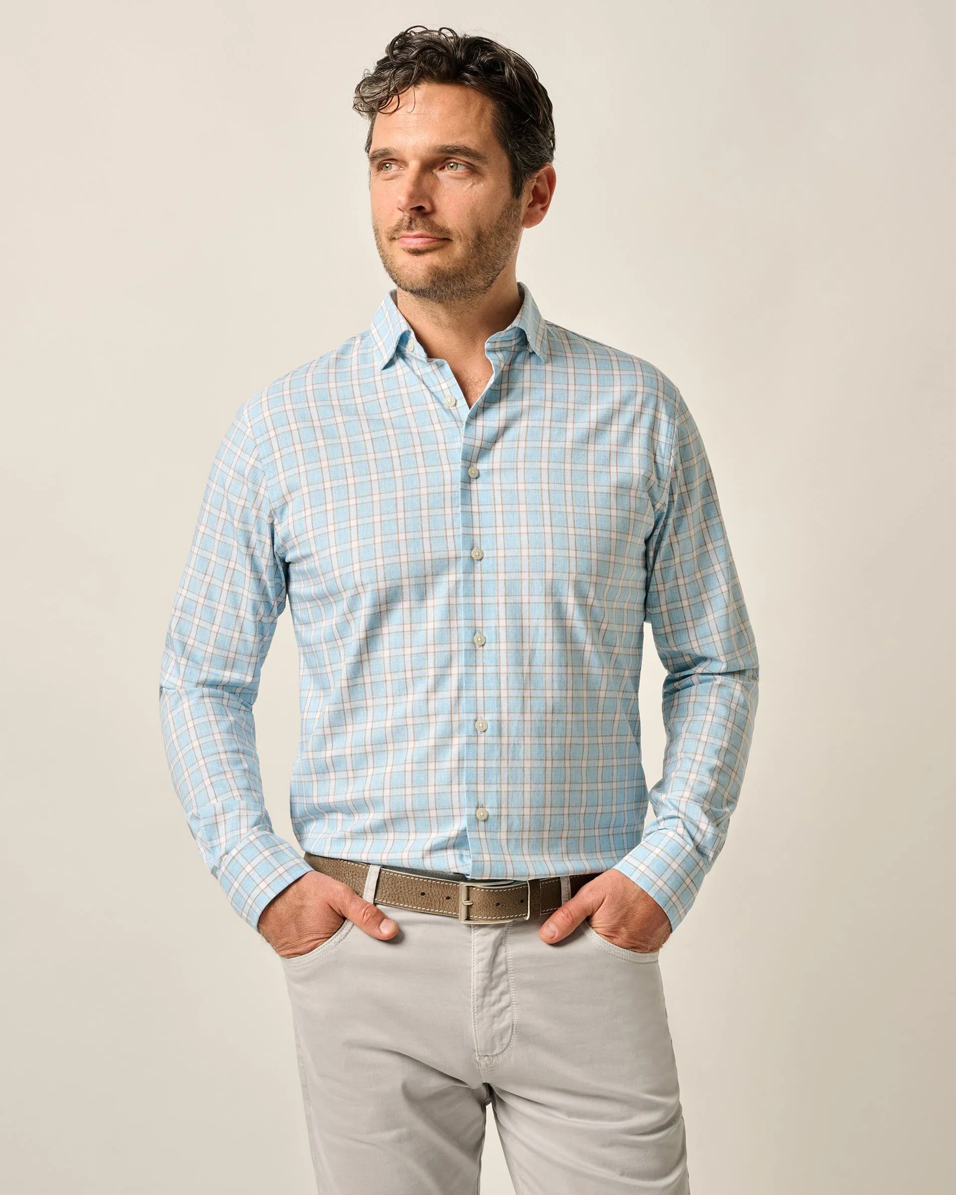 Performance Button Down Shirt - Burleigh