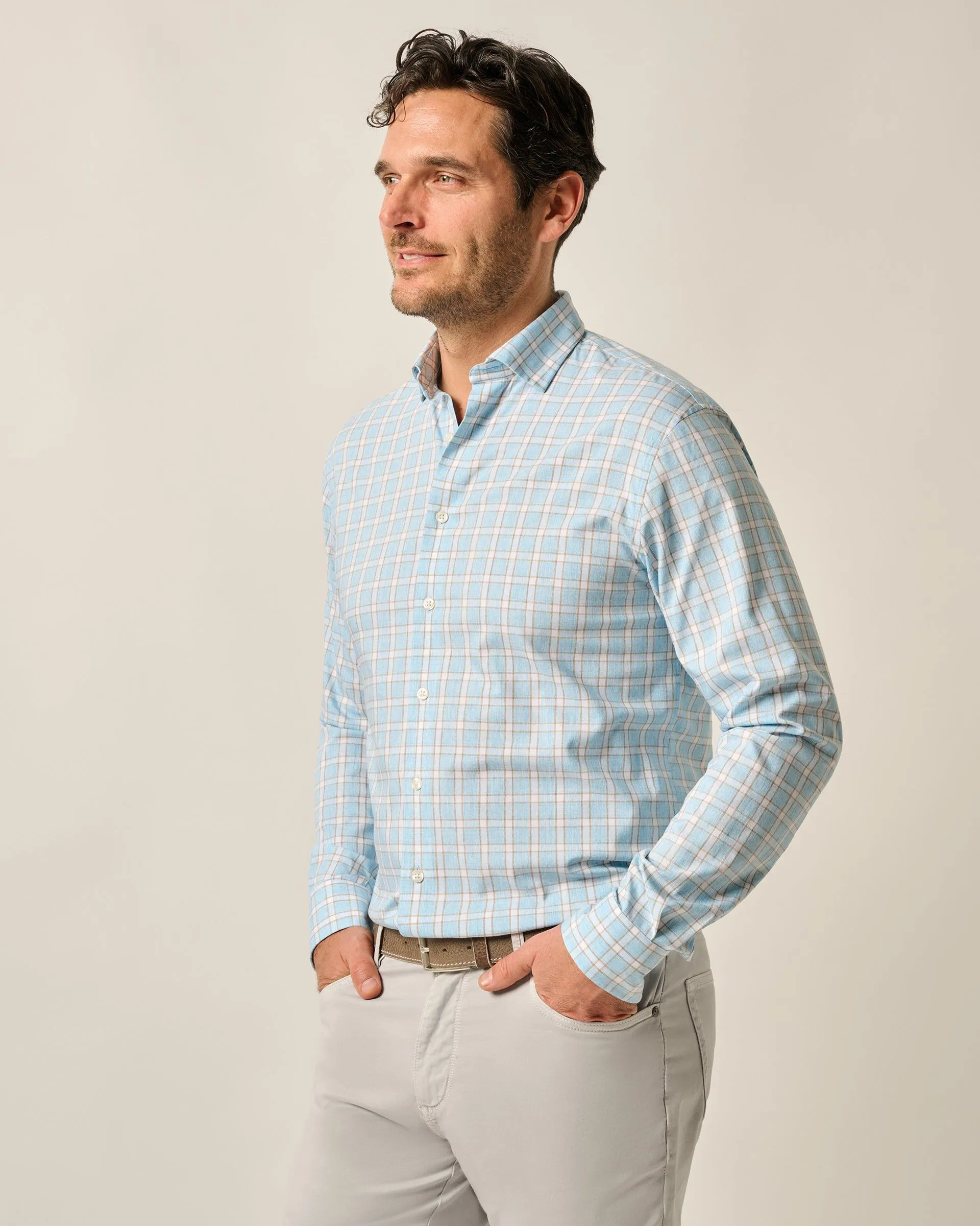 Performance Button Down Shirt - Burleigh