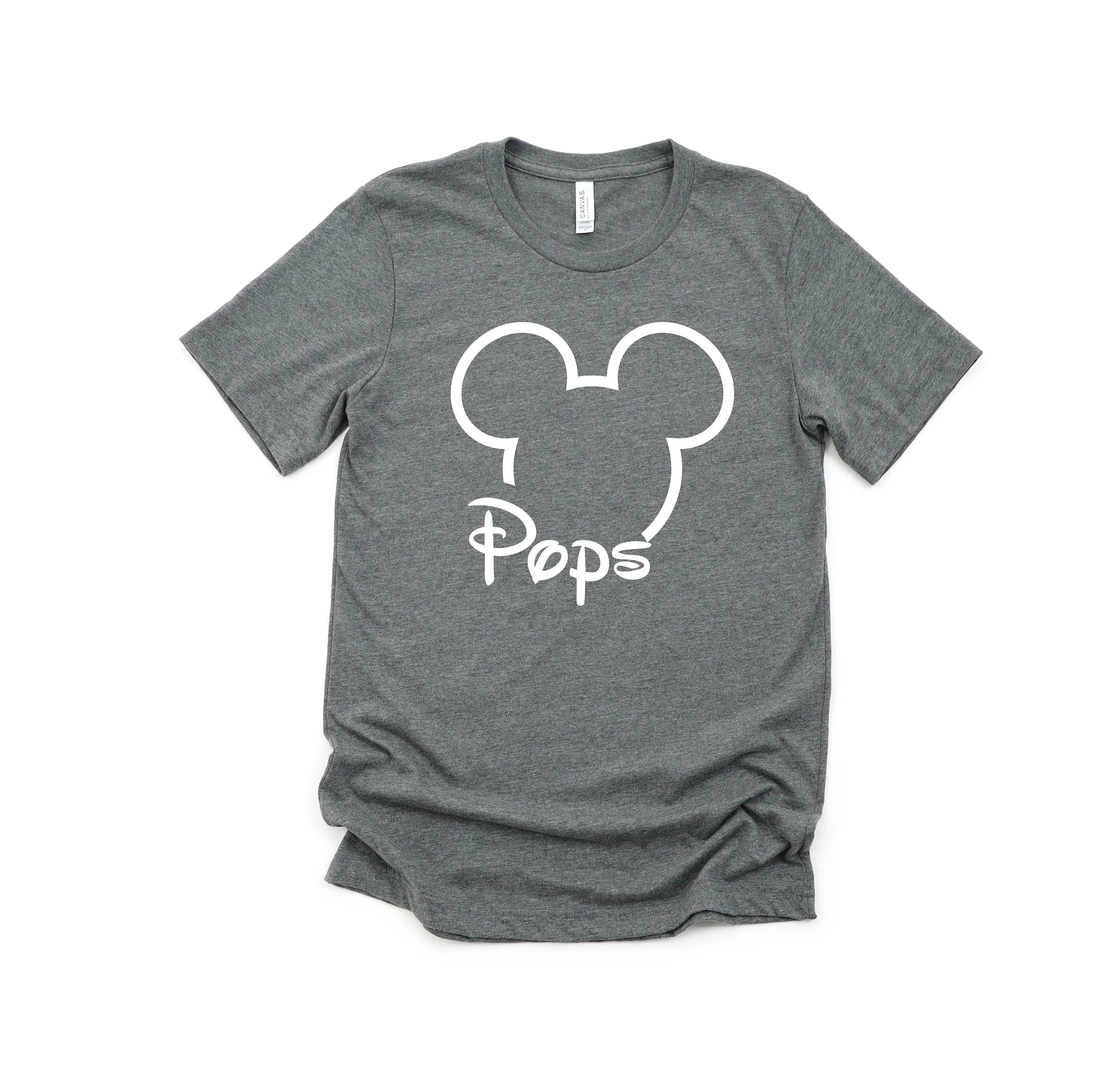 Pops Mickey Mouse t shirt - Disney Trip Matching Shirts -Family Matching Disney Shirts - Custom Name