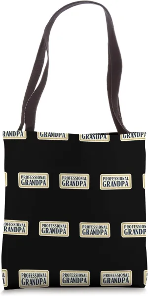Professional Grandpa Funny Grandfather Granddad Grandkids Tote Bag