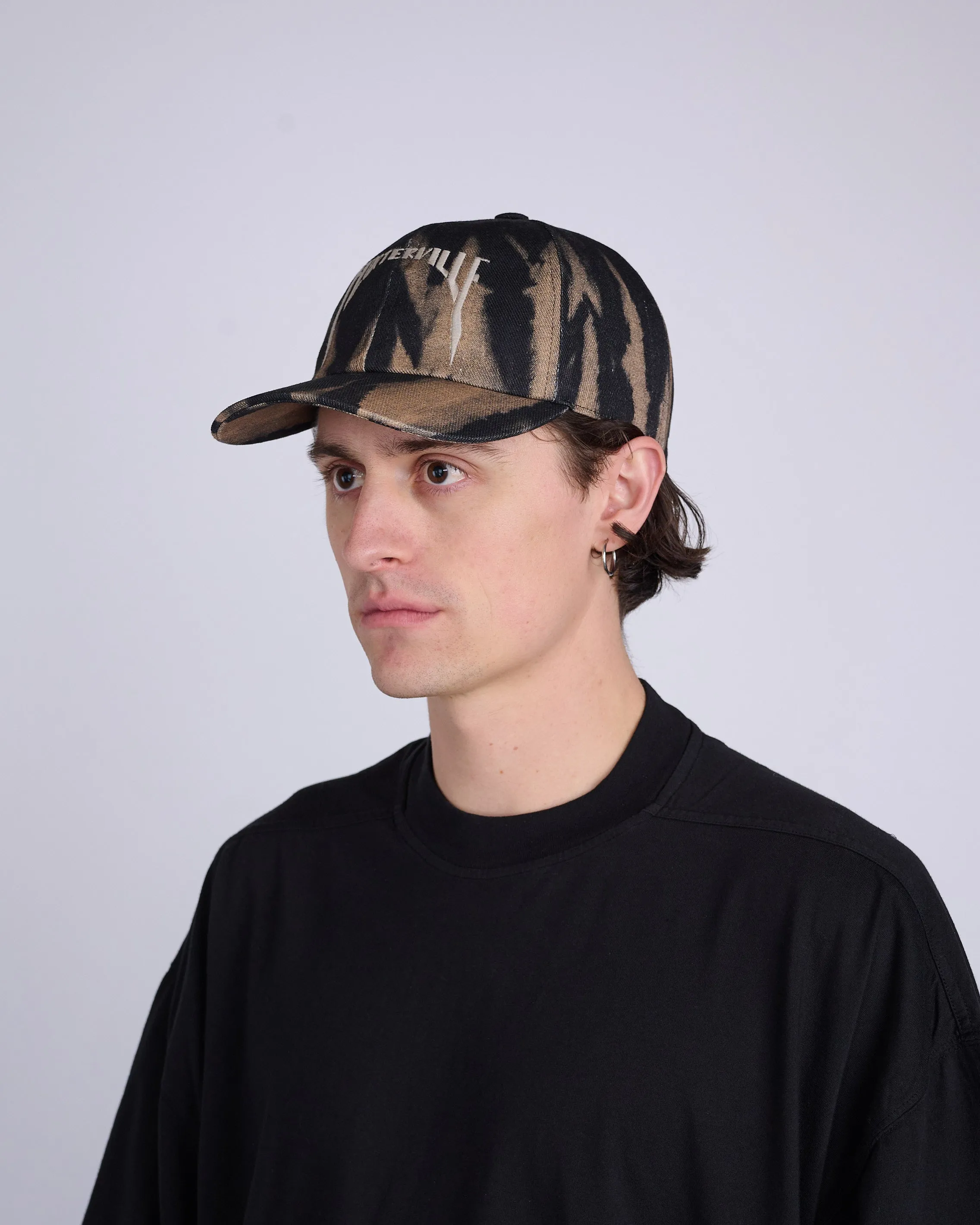 Rick Owens DRKSHDW x LESS 17 Porterville Baseball Cap Sun/Black