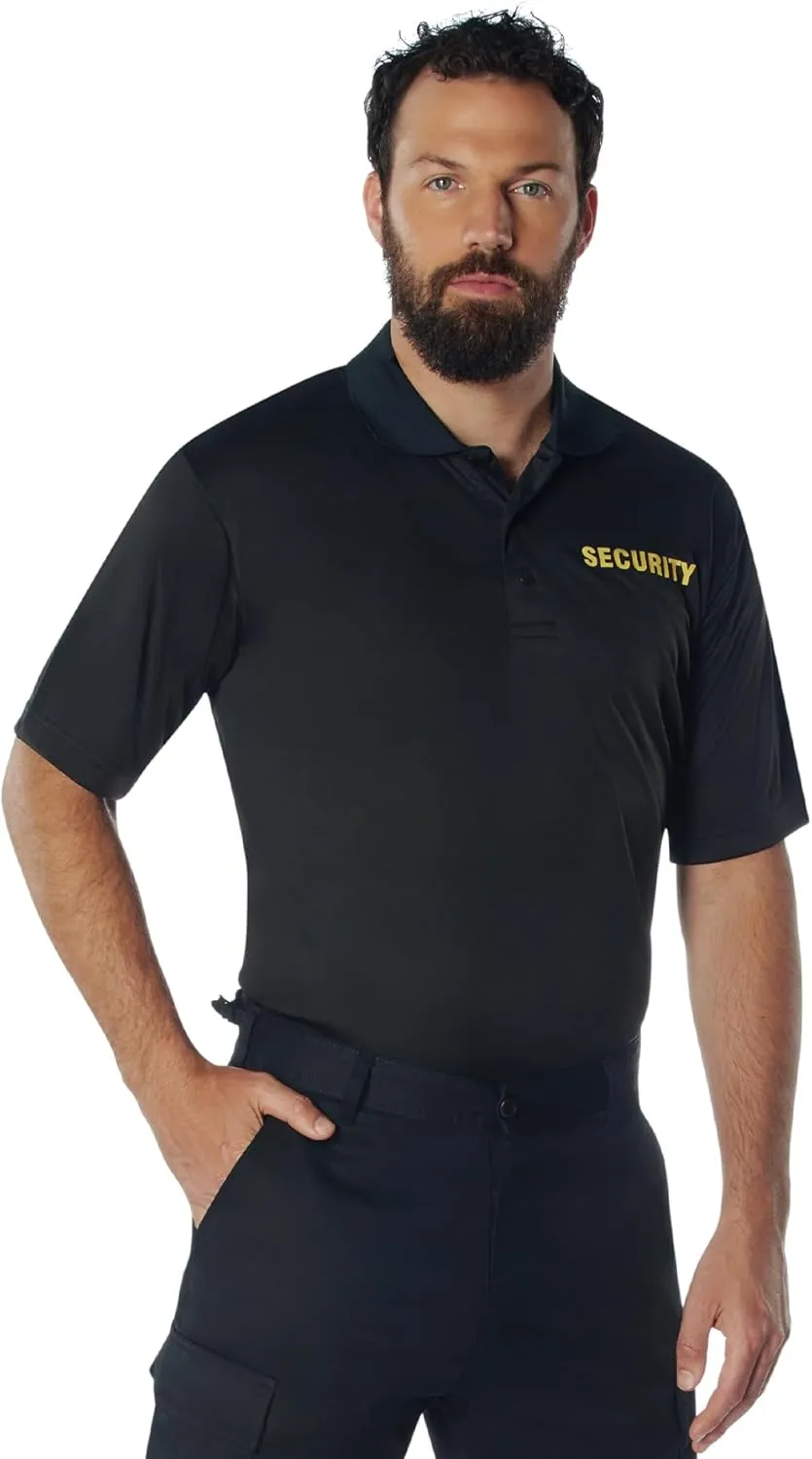 Rothco Moisture Wicking Security Polo Shirt - Stay Cool and Professional On-The-Job
