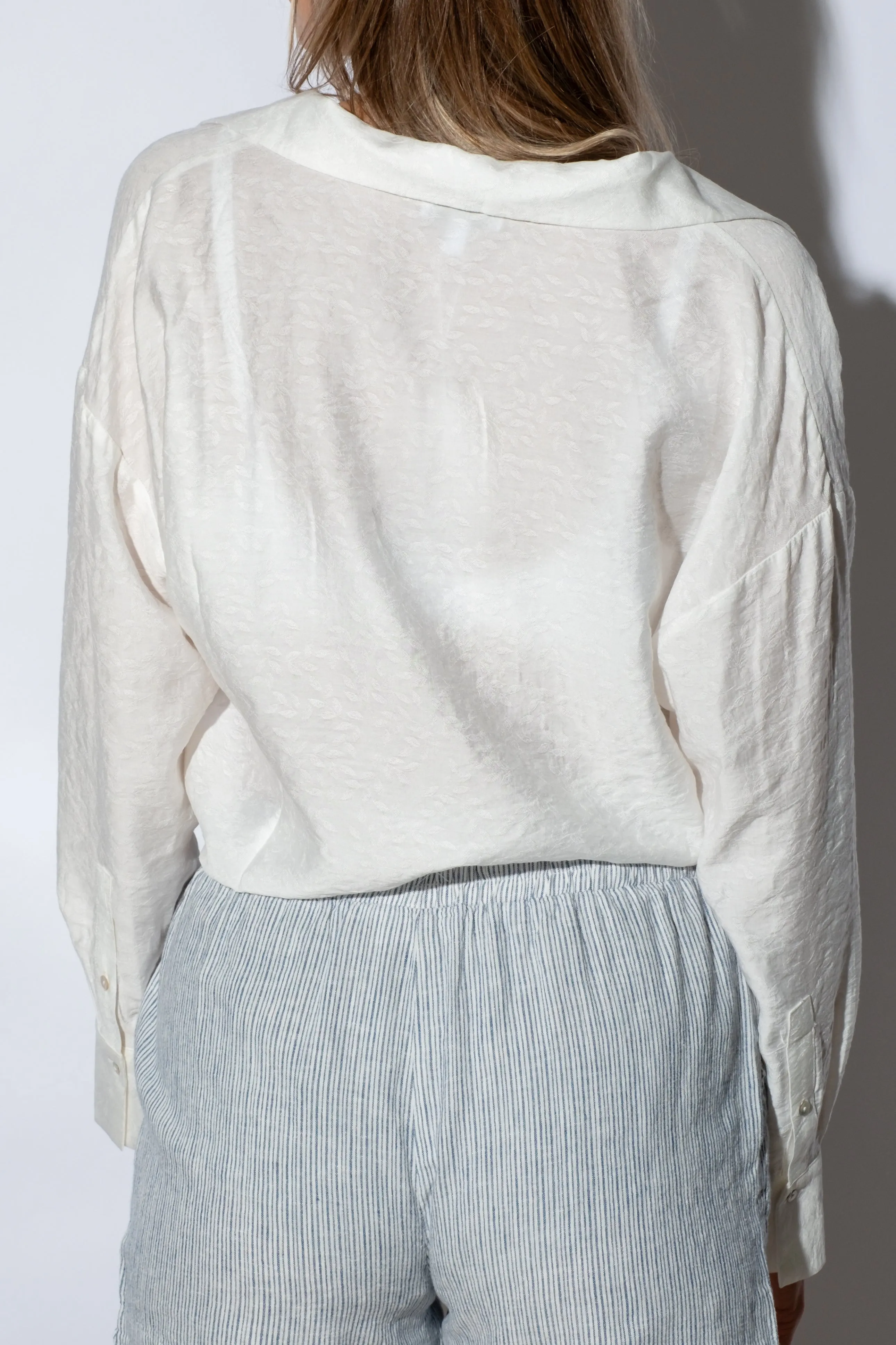 Shea Textured Tie Top