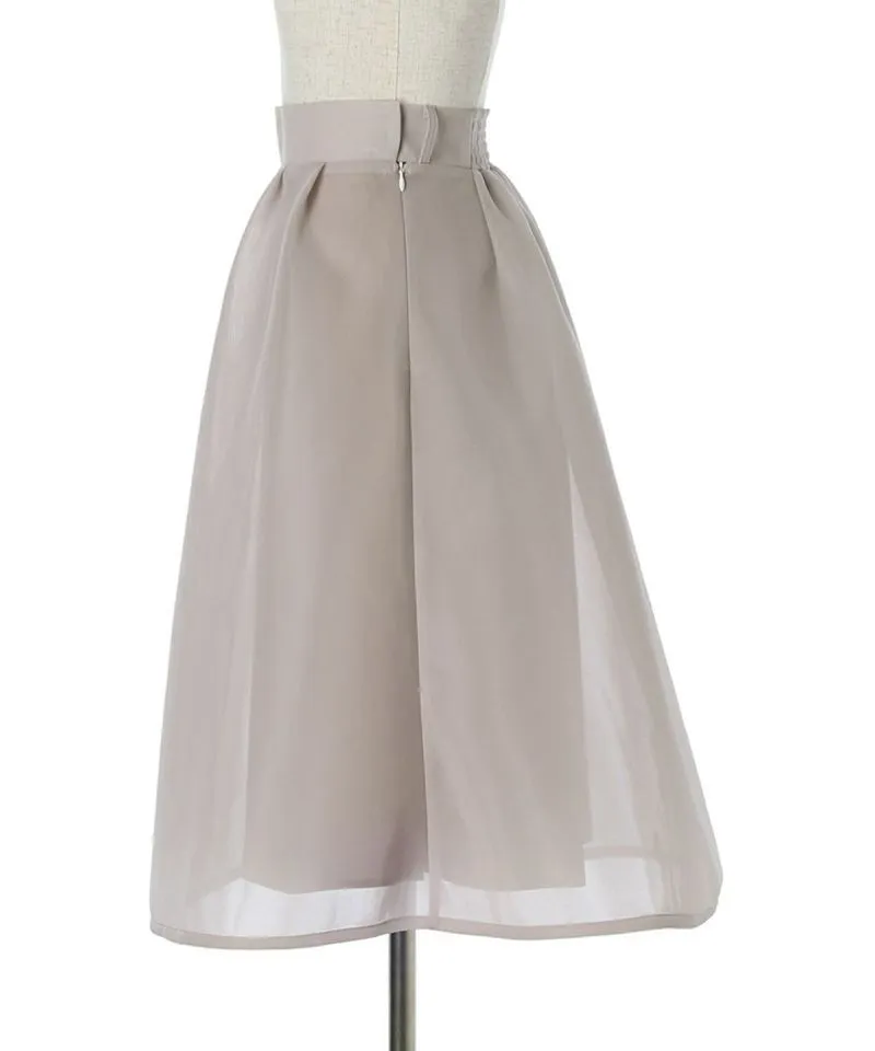 Sheer Clinoline Skirt / an3 Limited [51DG03p002].