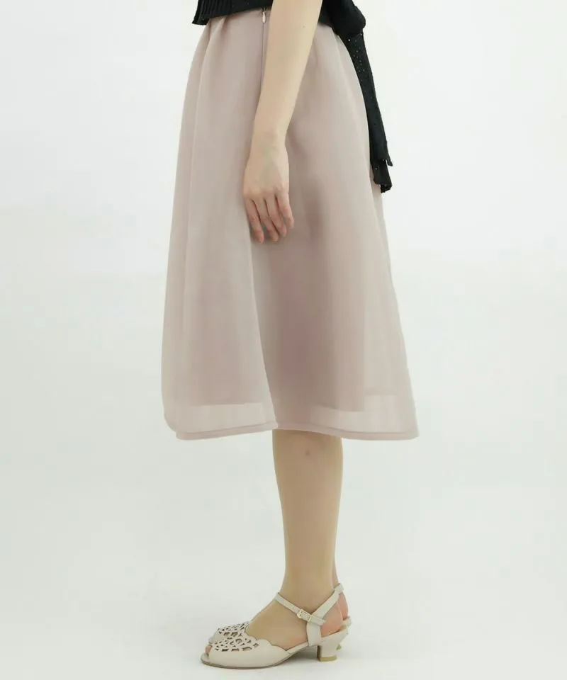 Sheer Clinoline Skirt / an3 Limited [51DG03p002].