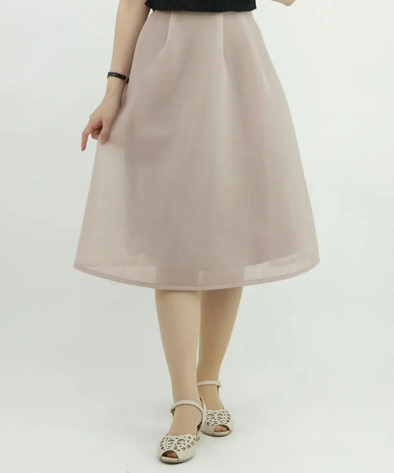 Sheer Clinoline Skirt / an3 Limited [51DG03p002].