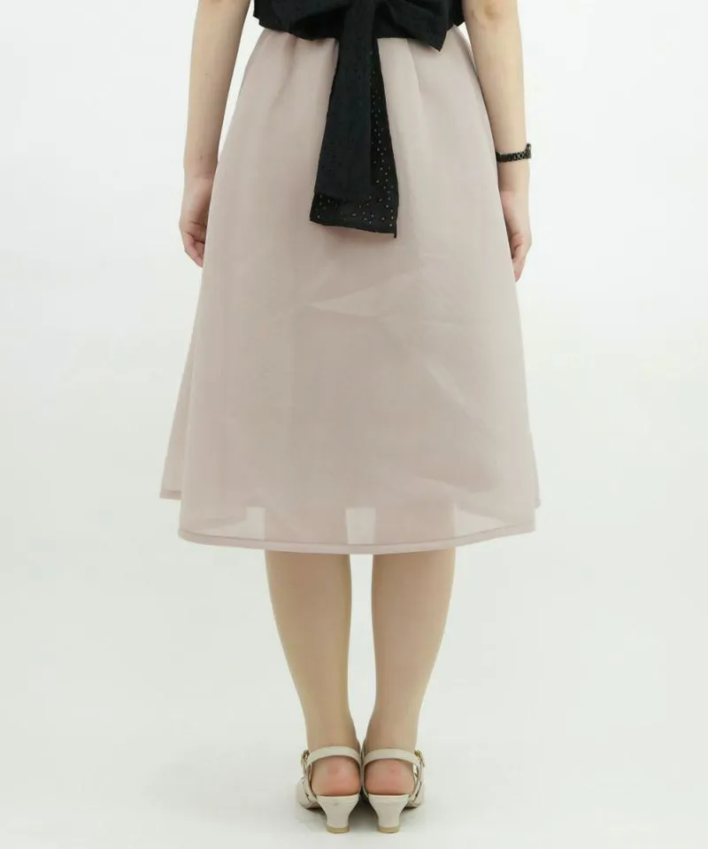 Sheer Clinoline Skirt / an3 Limited [51DG03p002].
