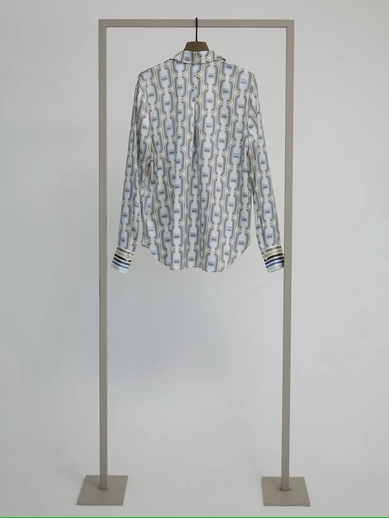 Silk Blouse in Seaside Multi