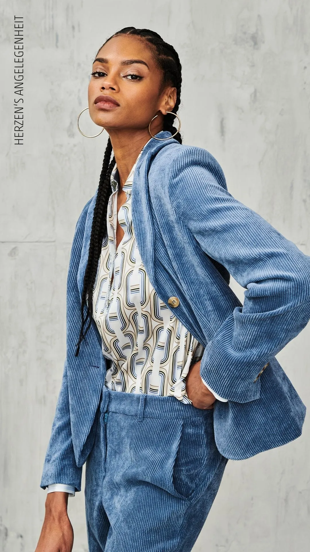 Silk Blouse in Seaside Multi