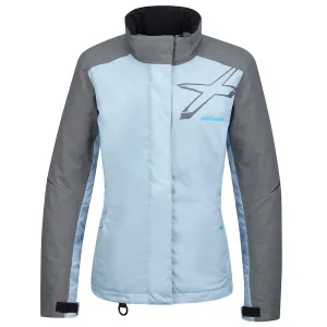 Ski-Doo Ladies' Holeshot Snowmobile Jacket Light Blue Turquoise