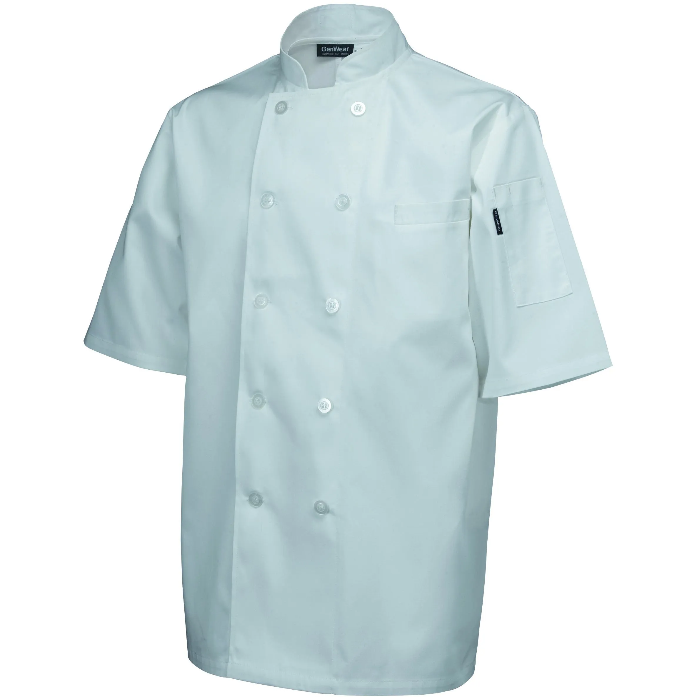 Standard Jacket Short Sleeve White XL Size 48-50