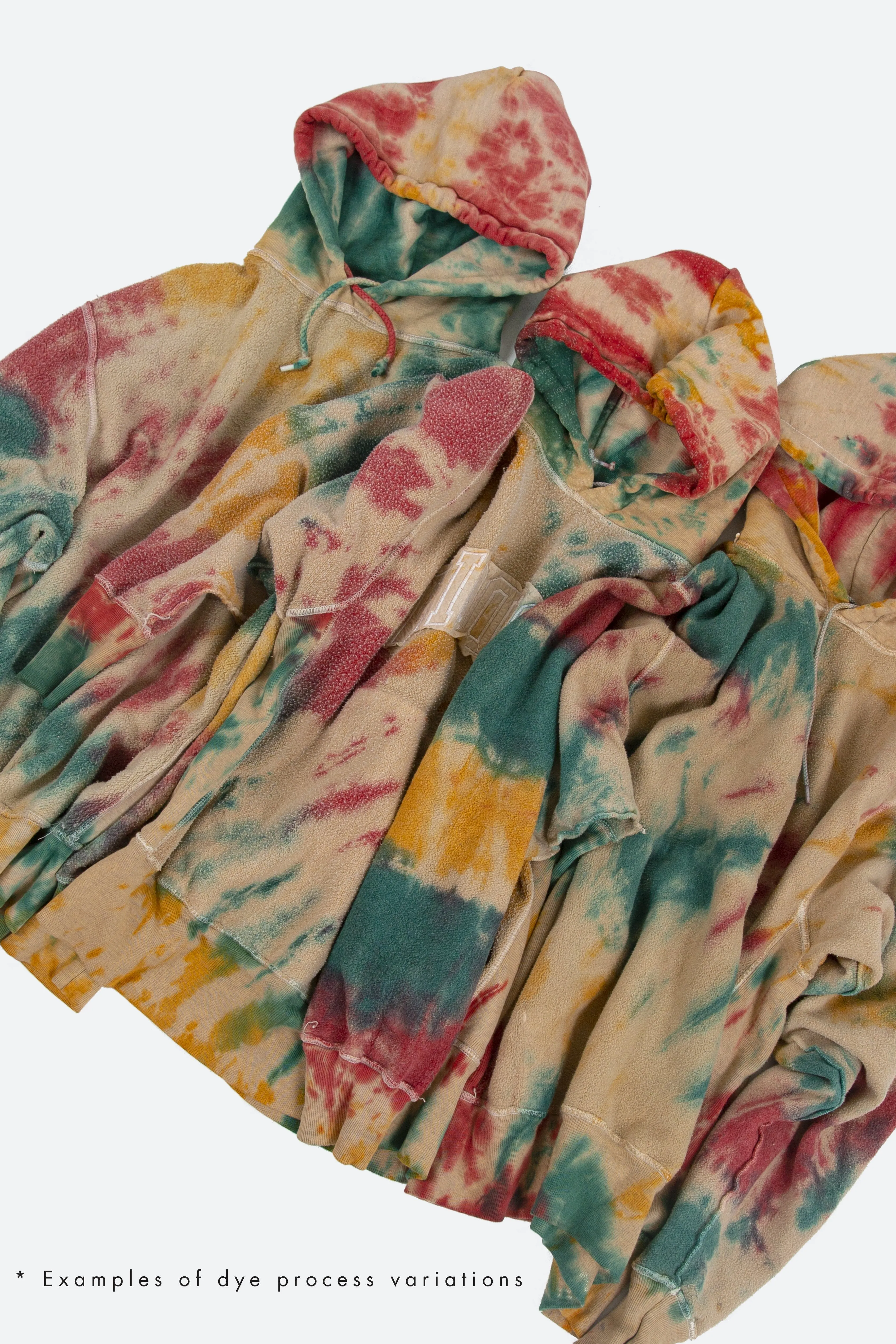 Vintage Champion Hoodie - Green/Yellow