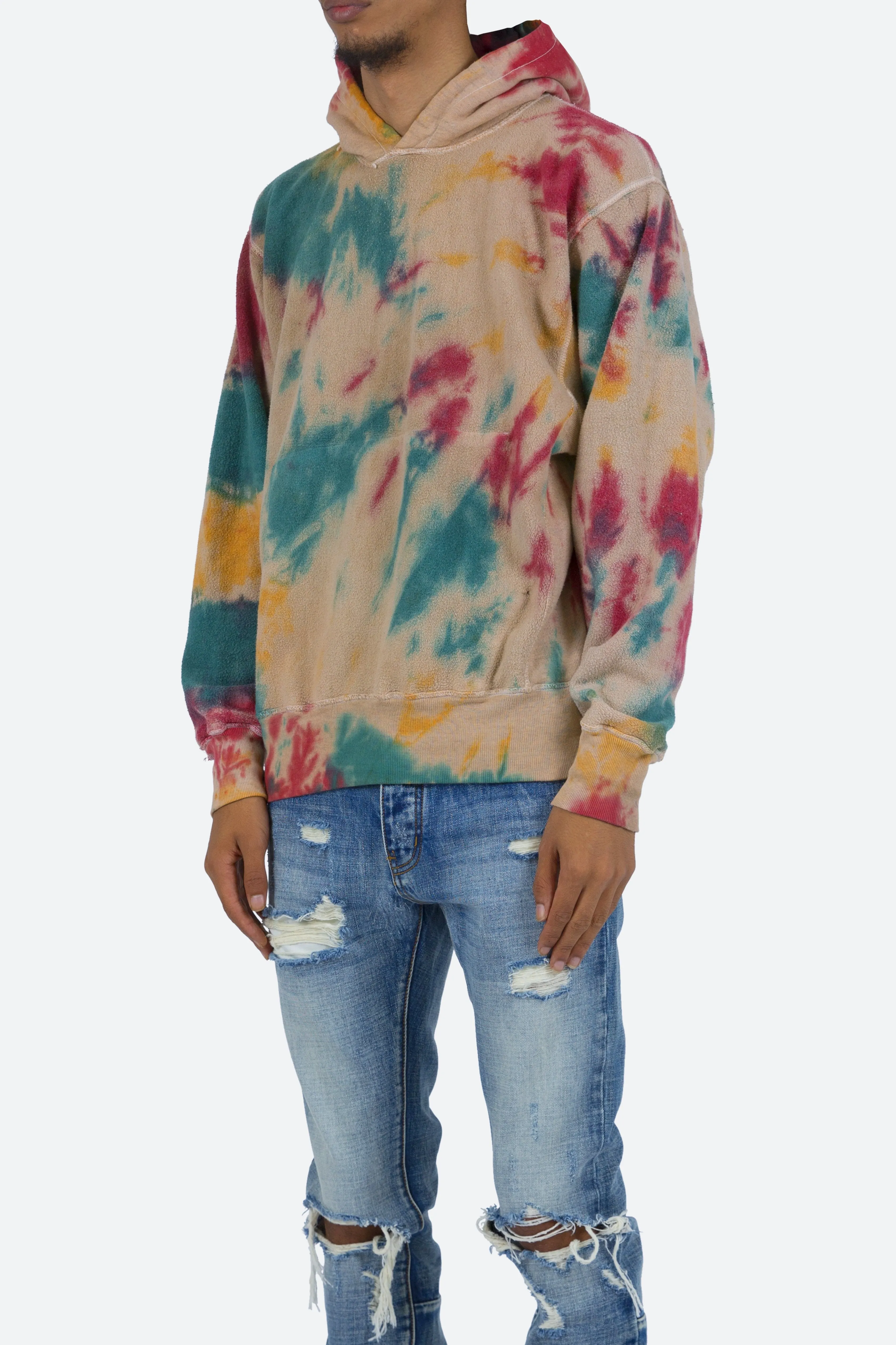 Vintage Champion Hoodie - Green/Yellow