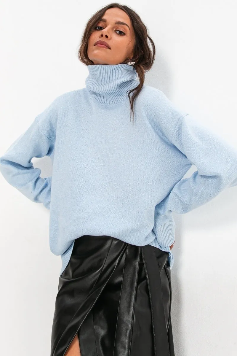 Winter Elegance Cozy Turtleneck Sweater