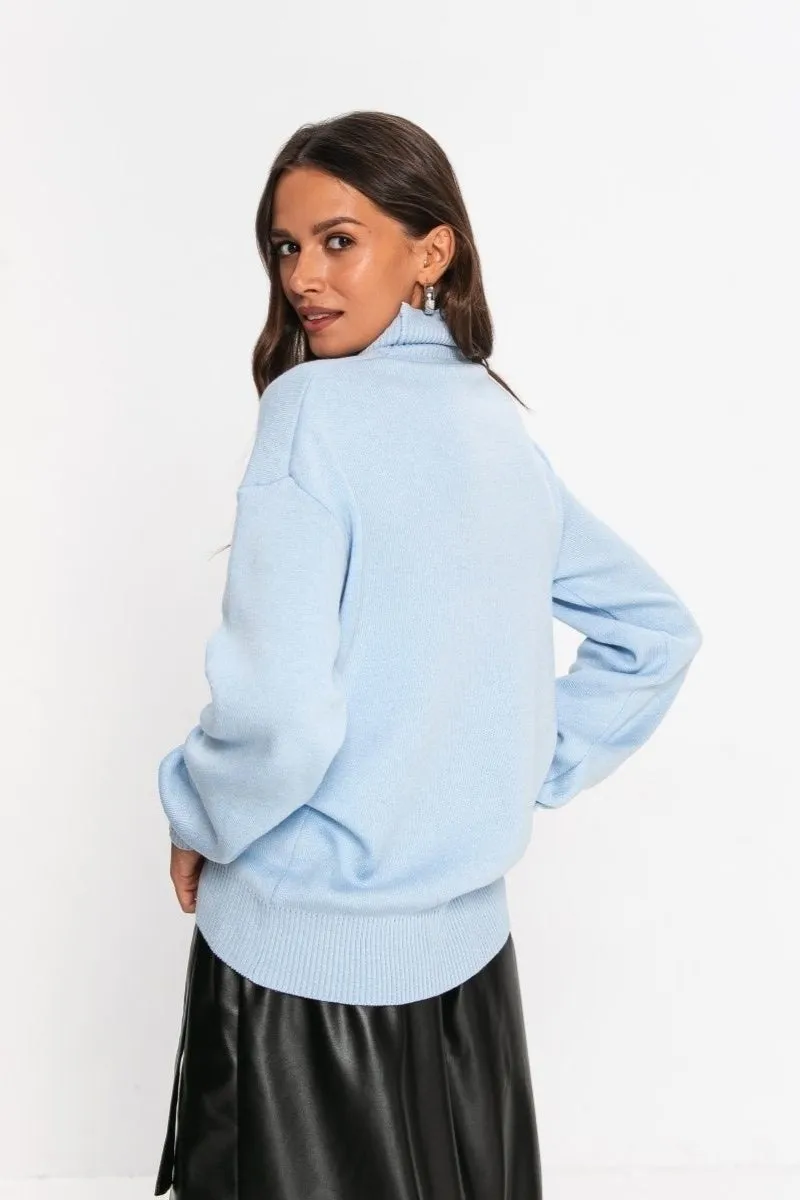 Winter Elegance Cozy Turtleneck Sweater