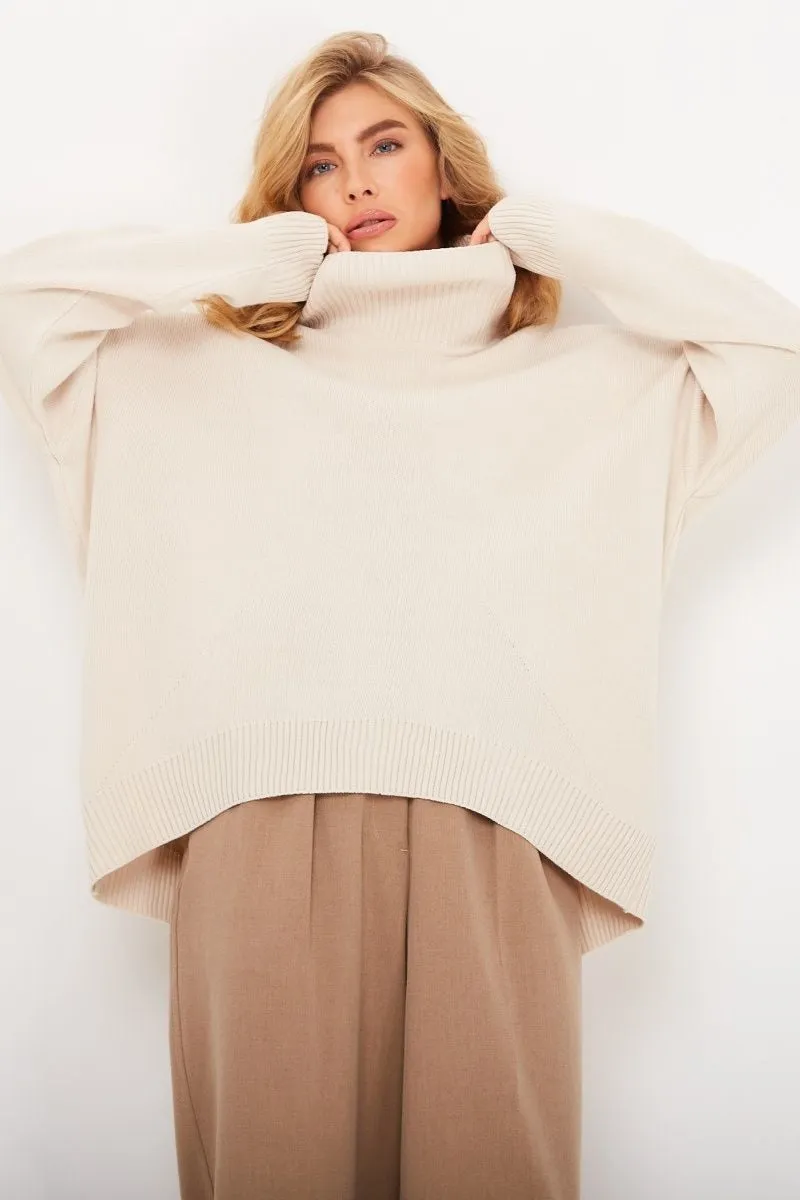 Winter Elegance Cozy Turtleneck Sweater