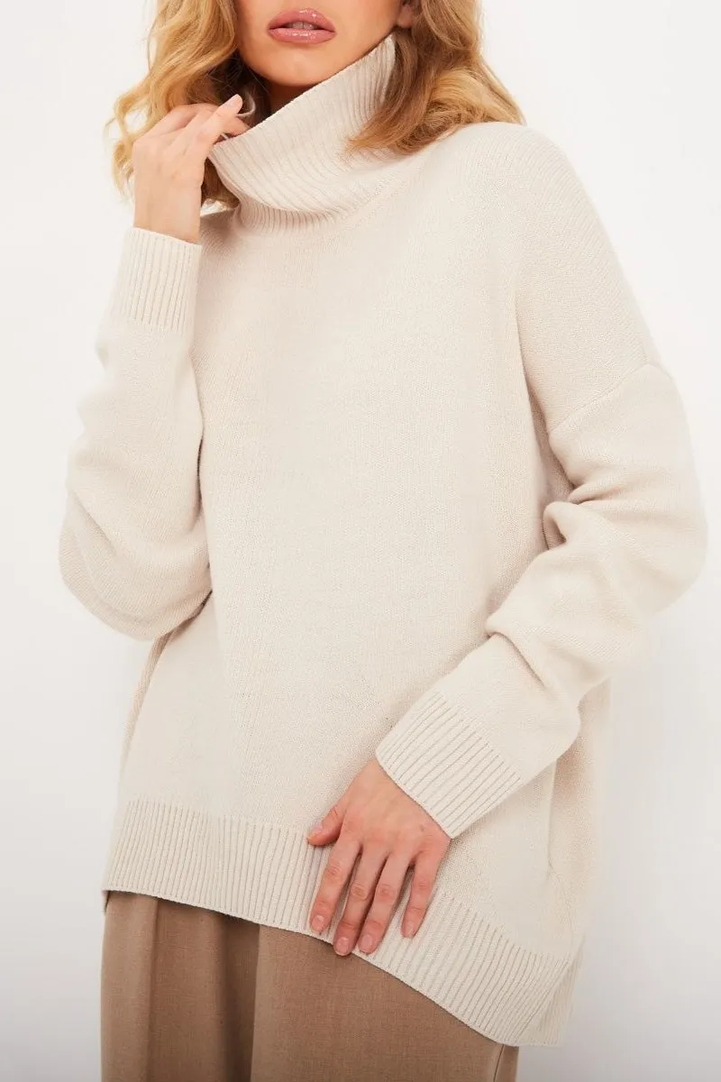 Winter Elegance Cozy Turtleneck Sweater