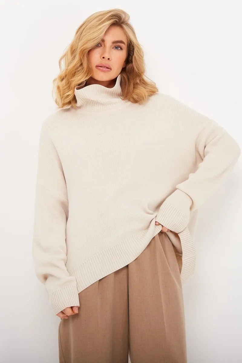 Winter Elegance Cozy Turtleneck Sweater