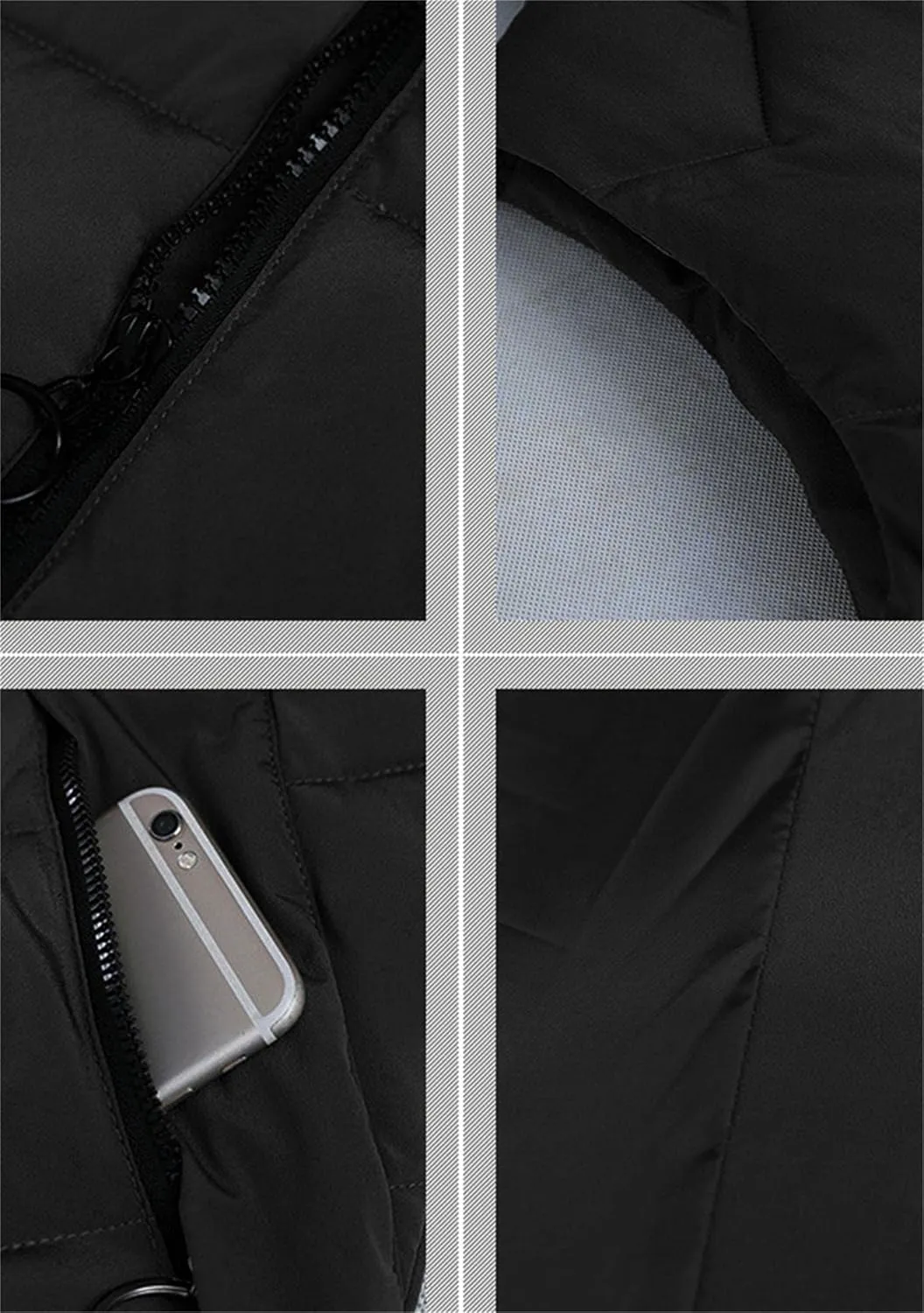 WIWIQS Women's Winter Sleeveless Hoodies Vest Solid Color Slim Fit Warm Coat with Pockets