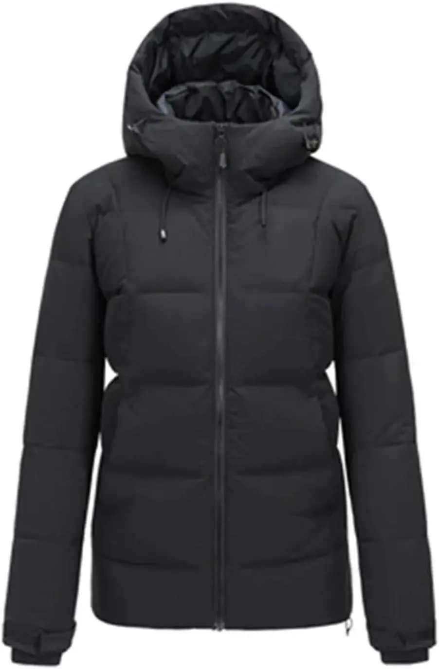 Women Down Padded Women's Black Thick Warm Cotton Coat Hooded Female Outwear